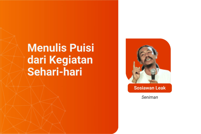 Menulis Puisi dari Kegiatan Sehari-hari